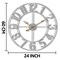 Sorbus Large Wall Clock - 24-inch Decorative Numeral Wall Clock - Battery Operated Analog - Living Room and Kitchen Décor